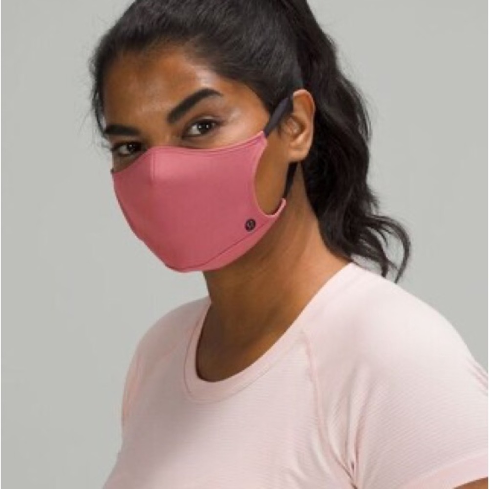 💫4/$25 •‎ Lululemon Ear Loop Face Mask - Briar Rose